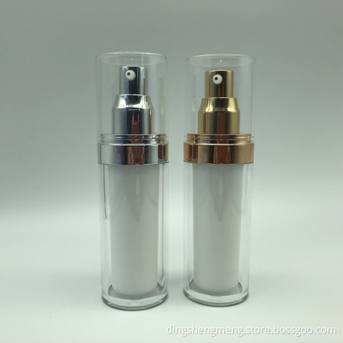 low moq Freshener bottle plastic acrylic cream bottle makeup packaging